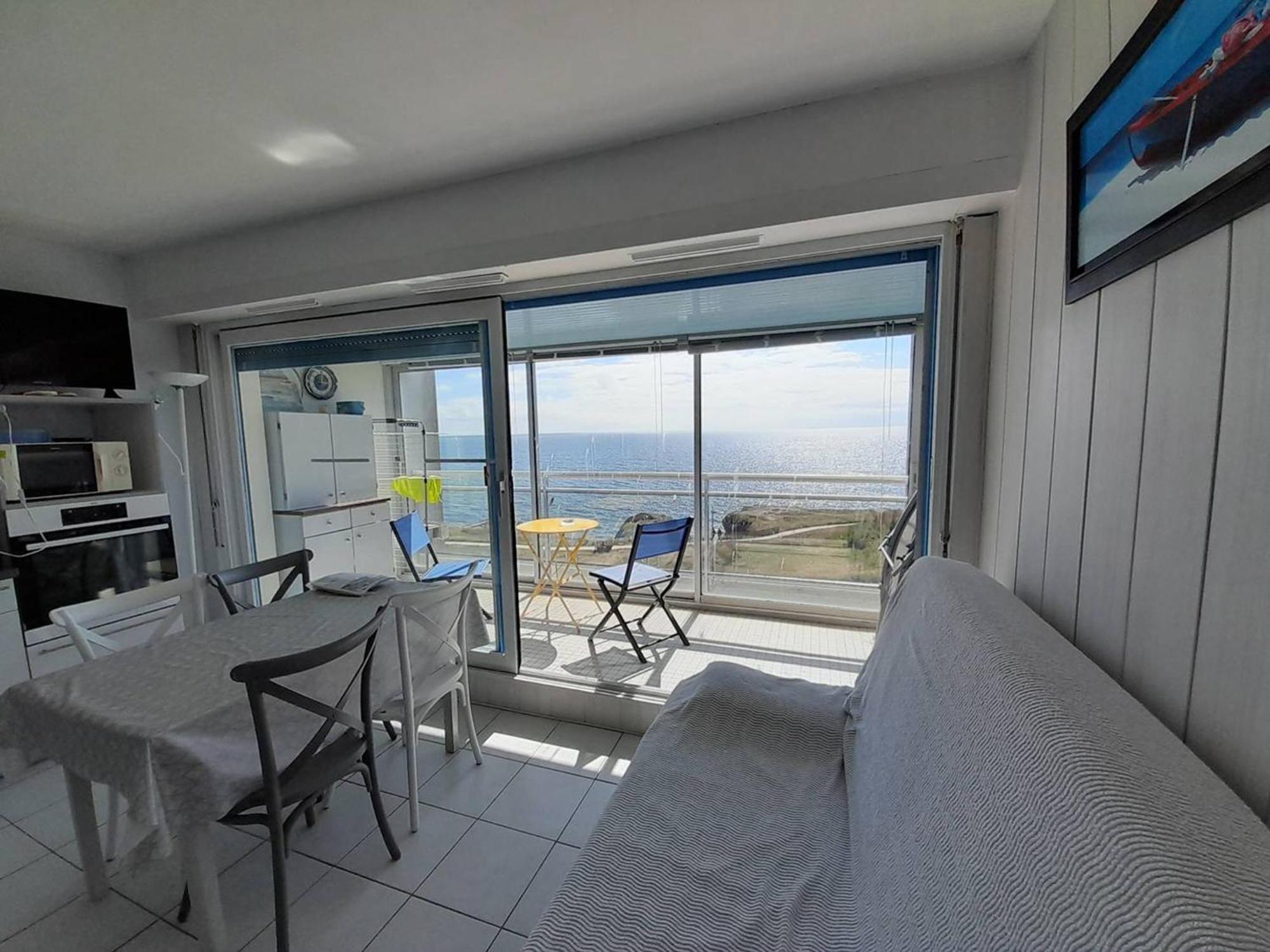 Studio Face Mer Avec Balcon-Veranda, Parking Prive, Criques A Proximite, Accueil Petits Chiens - Fr-1-324-32 Saint-Hilaire-de-Riez Exterior photo